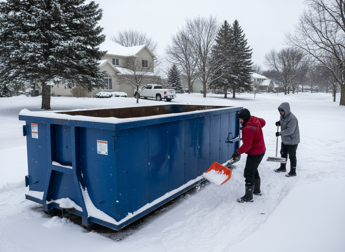 How To Handle Snow When Renting A Dumpster In Madison